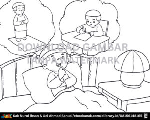 001. Gambar Mewarnai Membayangkan Keinginan