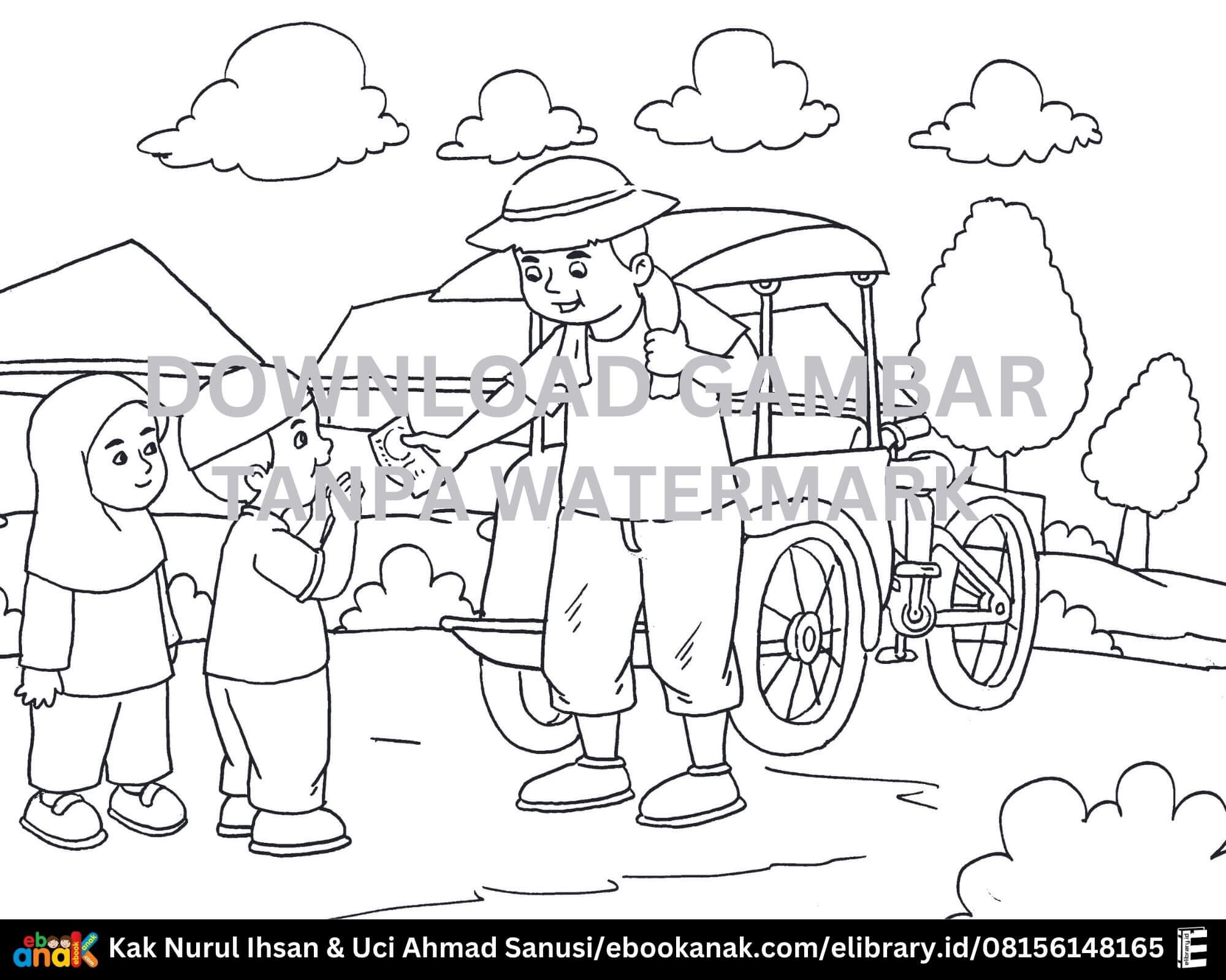 002. Gambar Mewarnai Memberi Uang 002. Gambar Mewarnai Memberi Uang