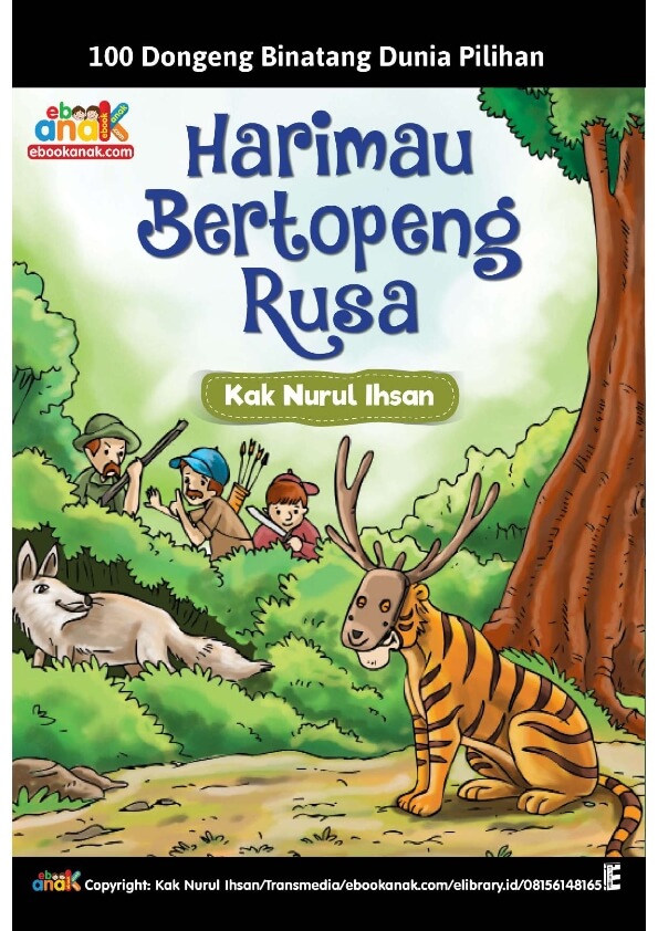 100 Dongeng Binatang Dunia Pilihan; Harimau Bertopeng Rusa Ketiga cover