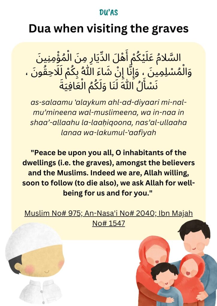 BS013. Dua when Visiting the Graves