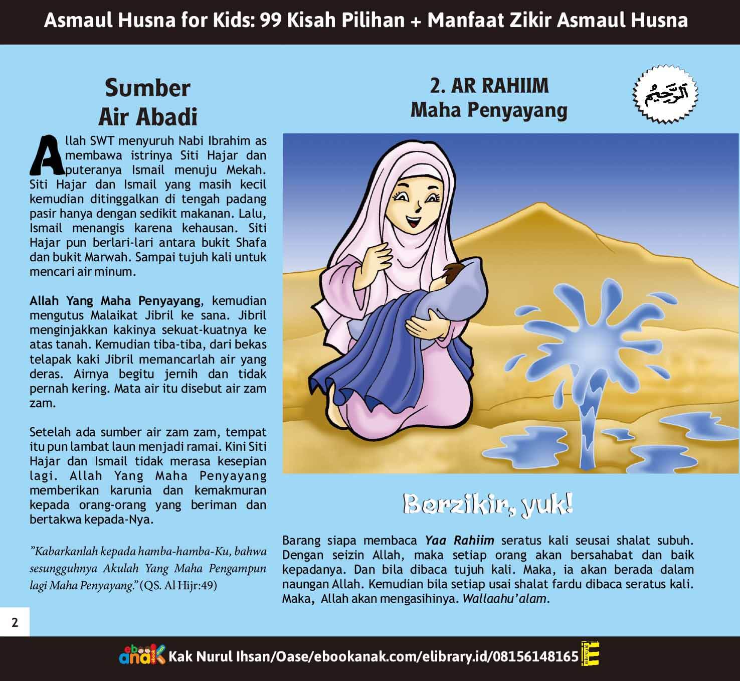 E048. Asmaul Husna for Kids; 99 Kisah Pilihan dan Manfaat Zikir Asmaul Husna; Jilid 1 (2) E048. Asmaul Husna for Kids; 99 Kisah Pilihan dan Manfaat Zikir Asmaul Husna; Jilid 1 (2)