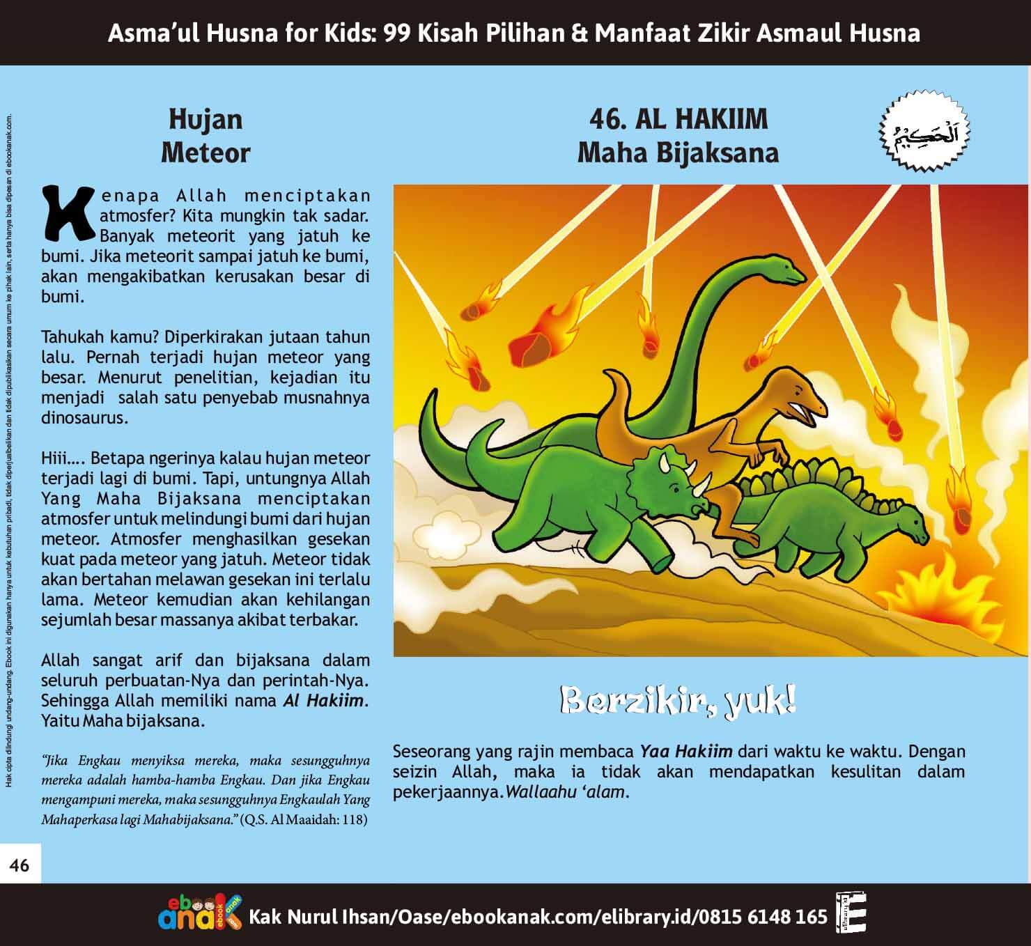 E050. Asmaul Husna for Kids; 99 Kisah Pilihan dan Manfaat Zikir Asmaul Husna; Jilid 3 (1) E050. Asmaul Husna for Kids; 99 Kisah Pilihan dan Manfaat Zikir Asmaul Husna; Jilid 3 (1)