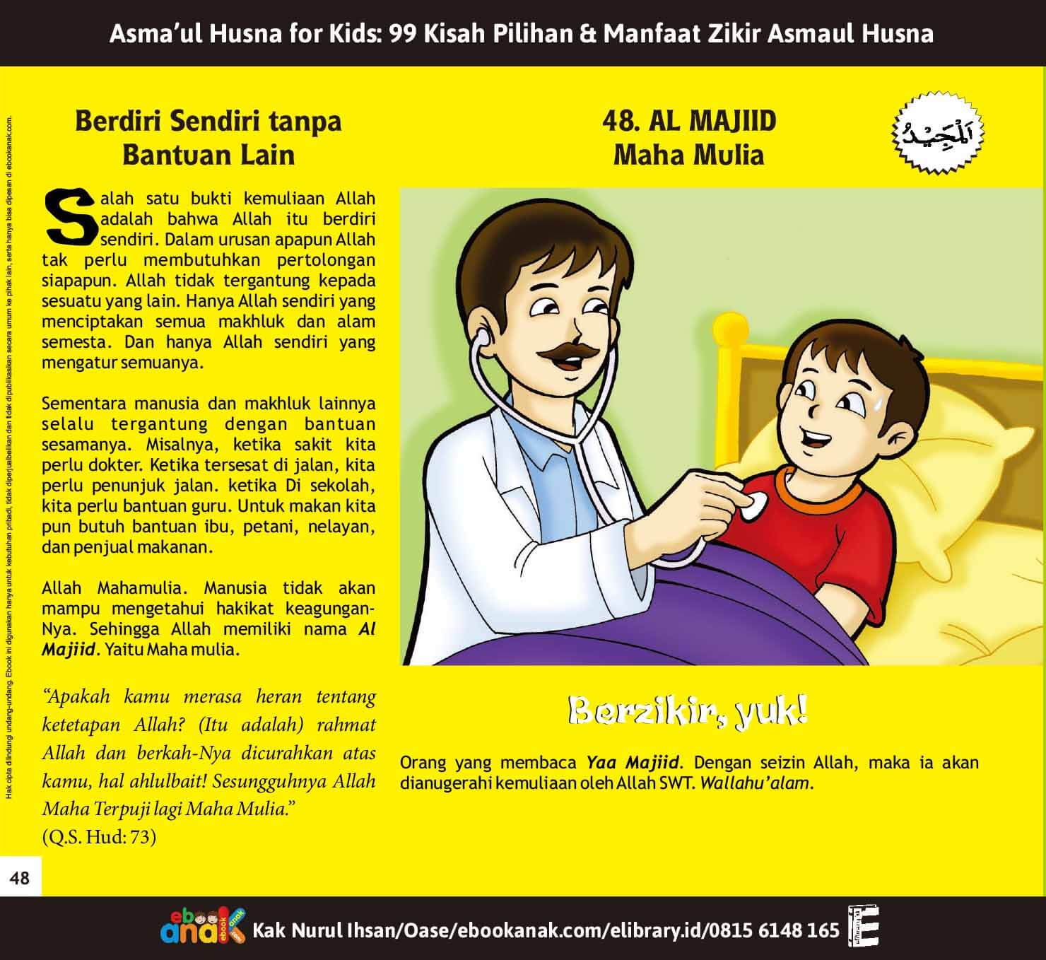 E050. Asmaul Husna for Kids; 99 Kisah Pilihan dan Manfaat Zikir Asmaul Husna; Jilid 3 (3) E050. Asmaul Husna for Kids; 99 Kisah Pilihan dan Manfaat Zikir Asmaul Husna; Jilid 3 (3)