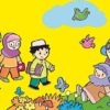 I032. Muslim children go to study Islam with ustaz (2)
