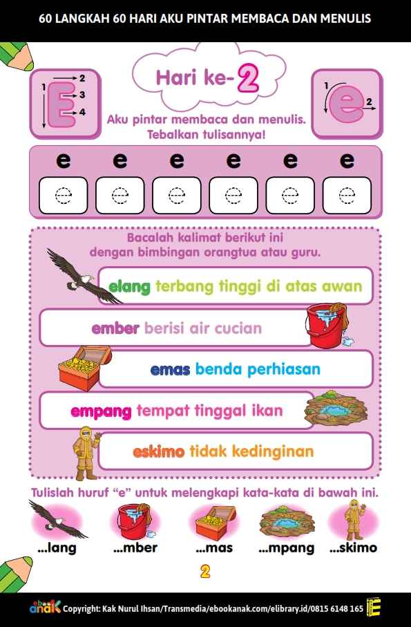 E060. 60 Langkah 60 Hari Aku Pintar Membaca dan Menulis (Edisi Pertama) (4) E060. 60 Langkah 60 Hari Aku Pintar Membaca dan Menulis (Edisi Pertama) (4)
